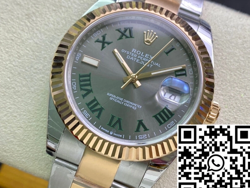 Datejust Thermal EW M126333-0019 821 Factory Gold Yellow Rolex 0808